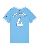 Manchester City Tijjani Reijnders #4 Domácí Dres pro Dámské 2025-26 Krátký Rukáv